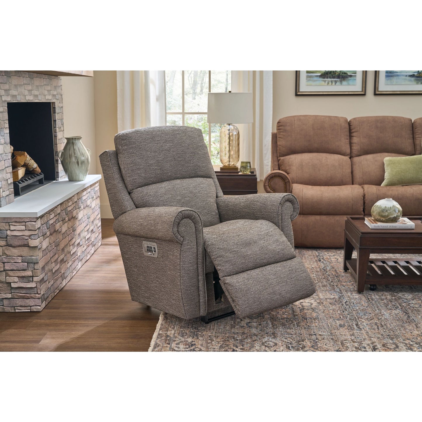 Dutton Recliner — i-Rockport Brownstone — view 67