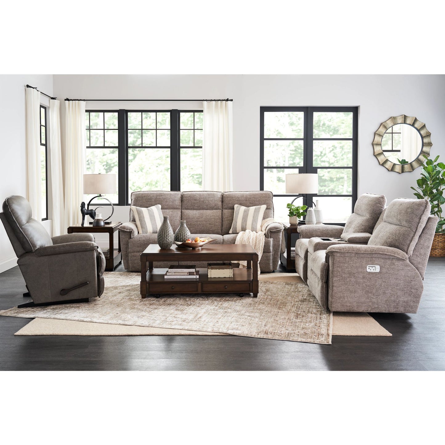 Jay Reclining Sofa — Donegal Linen — view 79