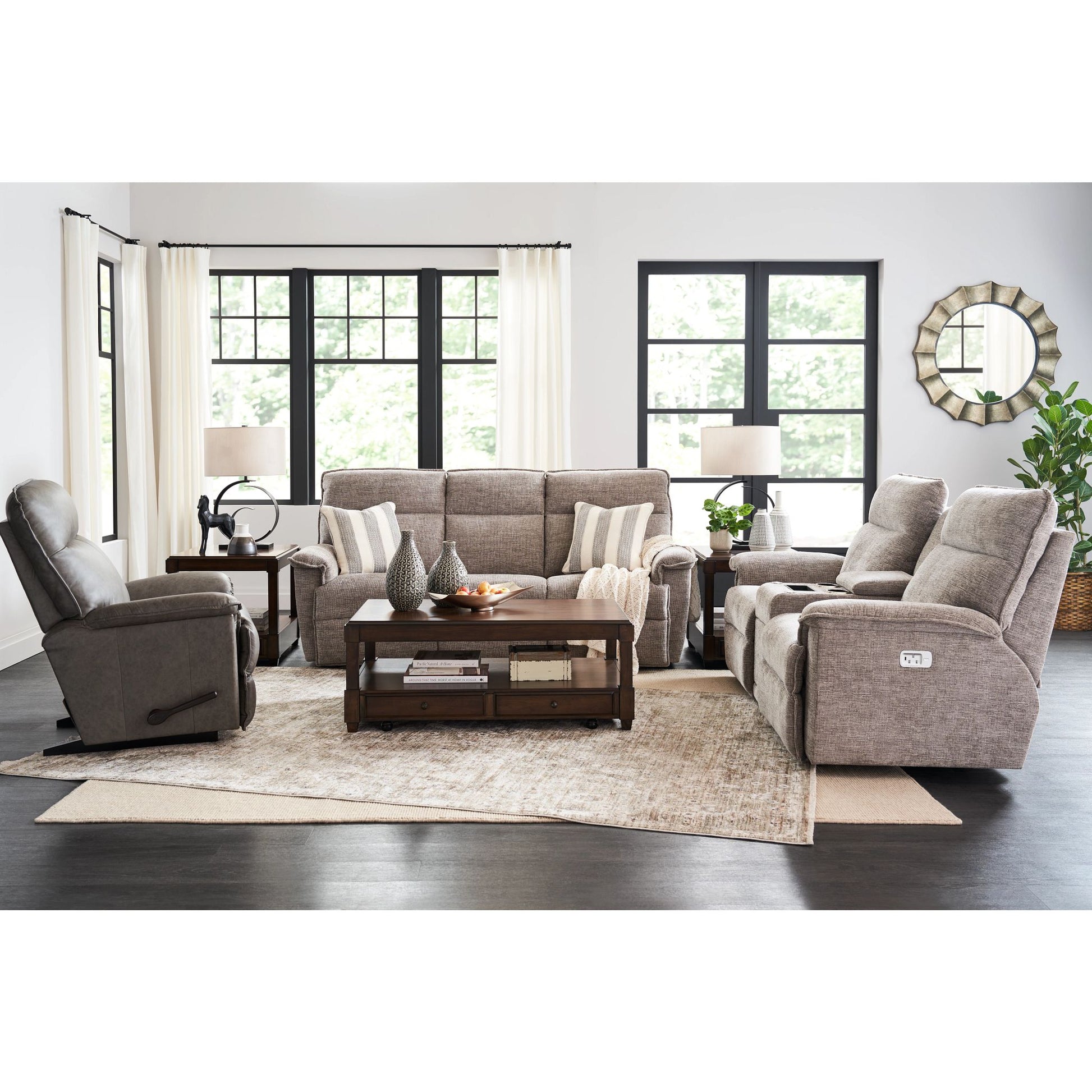 Jay Reclining Sofa — Donegal Linen — view 79