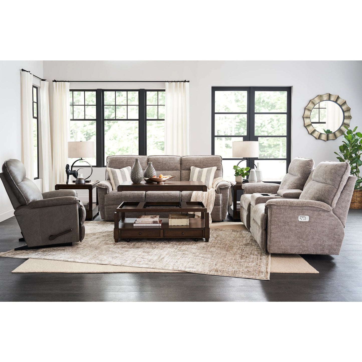 Jay Reclining Sofa — Donegal Linen — view 76