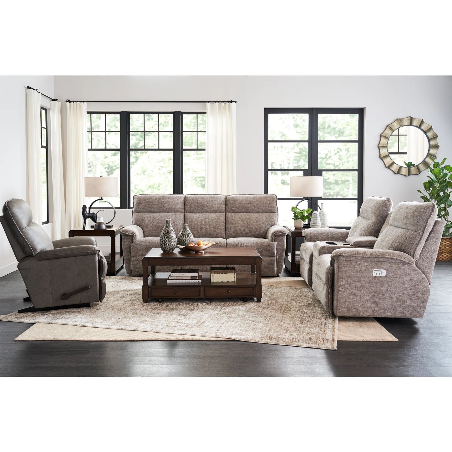 Jay Reclining Sofa — Donegal Linen — view 82