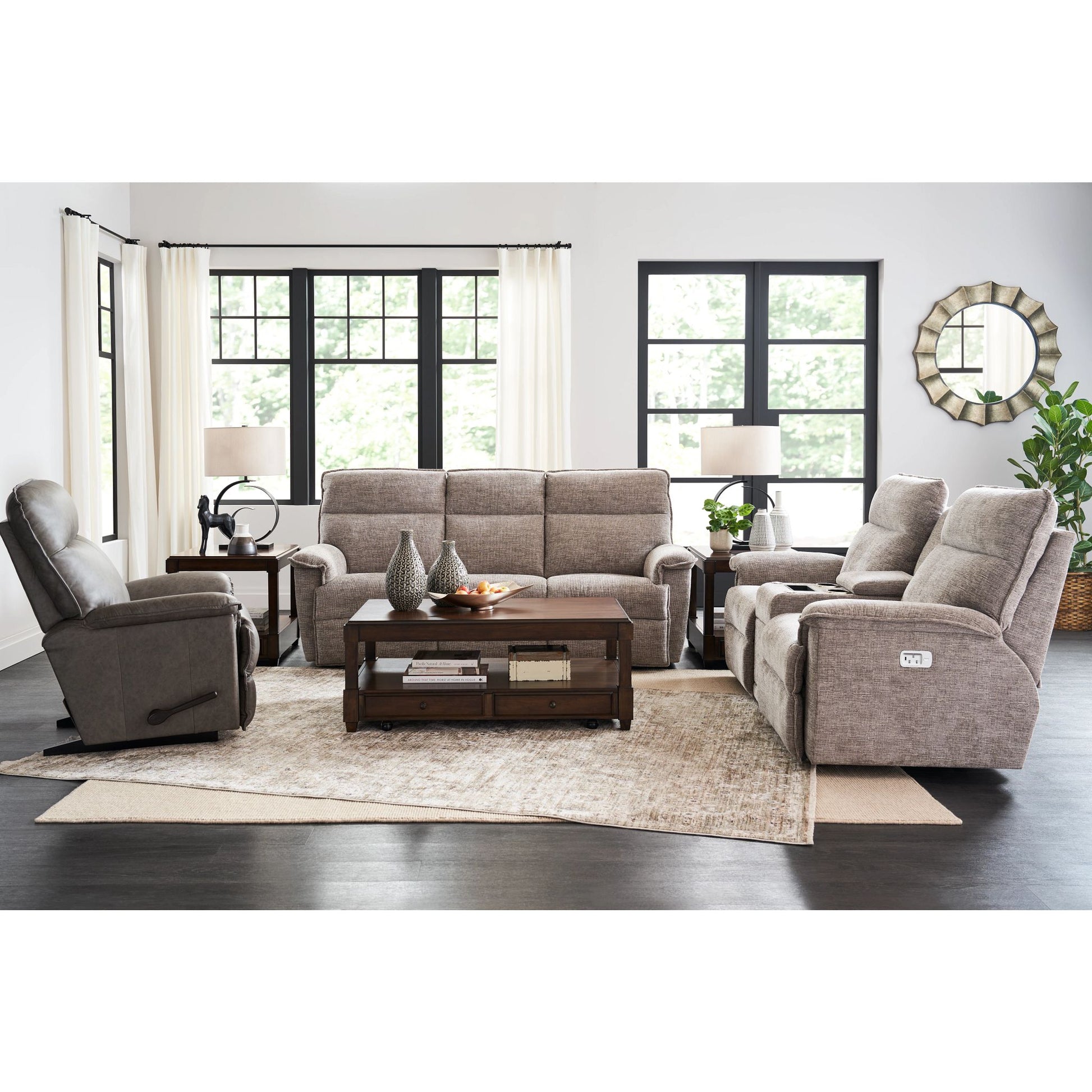 Jay Reclining Sofa — Donegal Linen — view 82