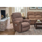 Dutton Faux Leather Recliner — Winslow Pebble — view 14
