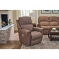 Dutton Faux Leather Recliner — Winslow Pebble — view 17