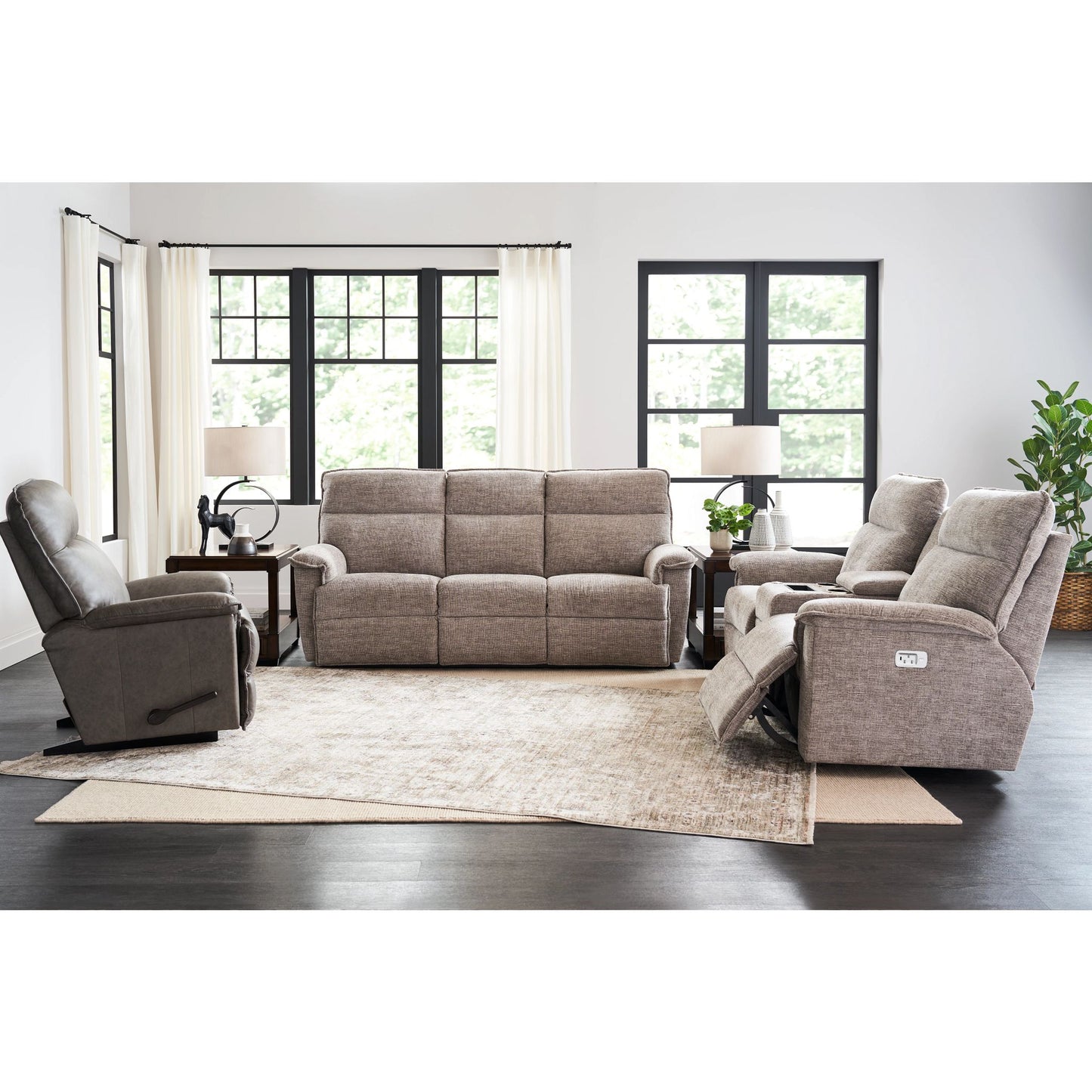 Jay Reclining Sofa — Donegal Linen — view 77