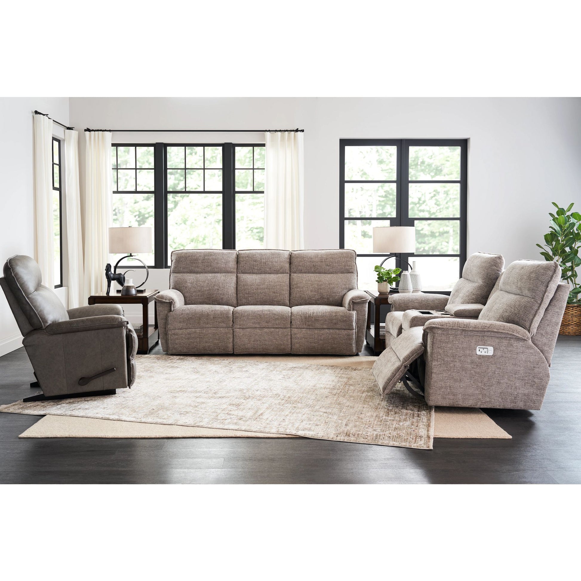 Jay Reclining Sofa — Donegal Linen — view 77