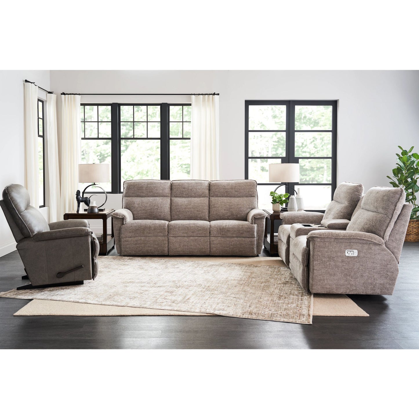 Jay Reclining Sofa — Donegal Linen — view 78