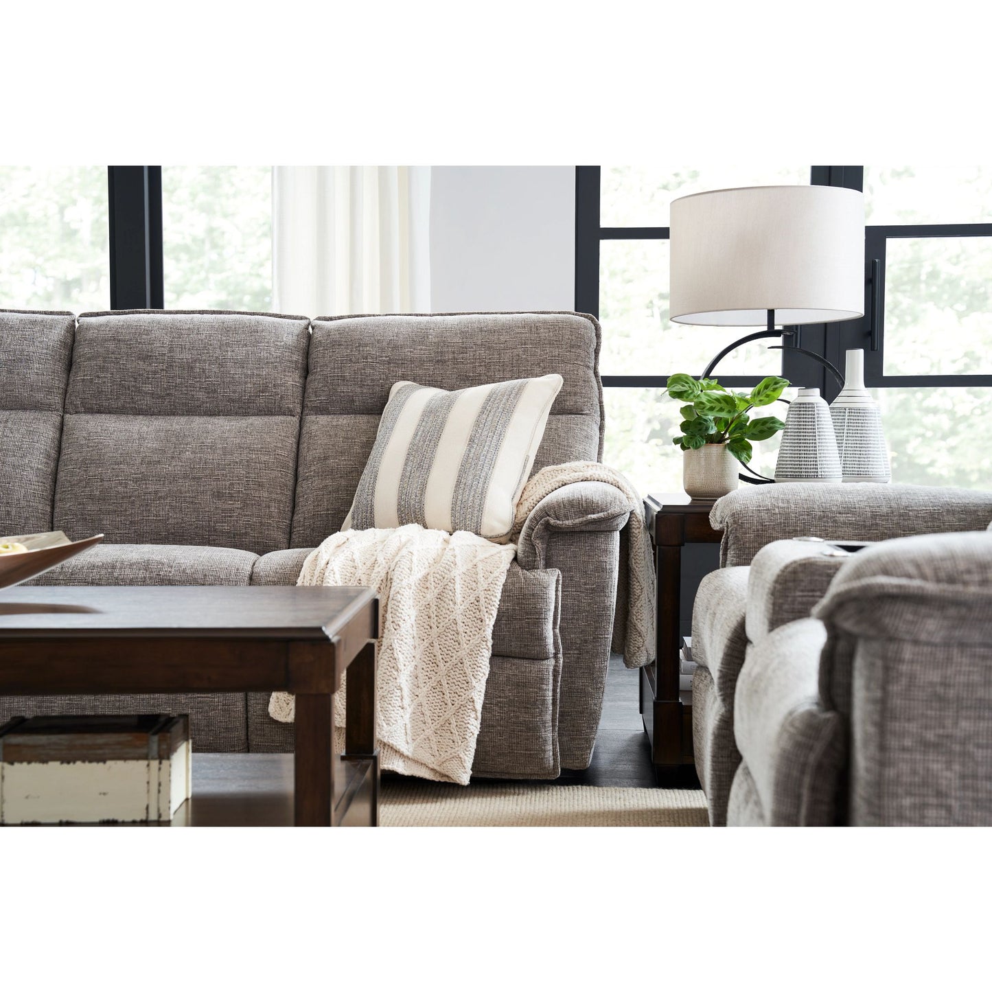 Jay Reclining Sofa — Donegal Linen — view 57
