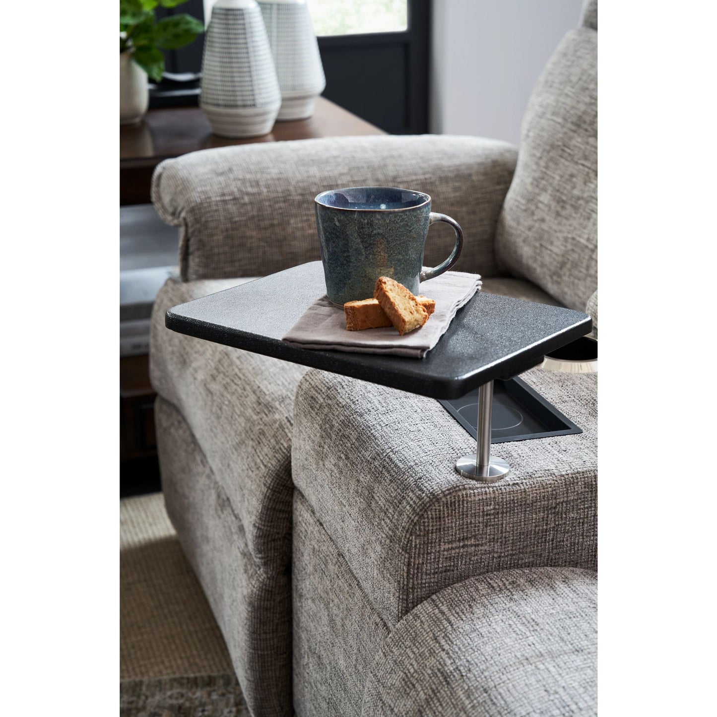 Jay Reclining Sofa — Donegal Linen — view 45