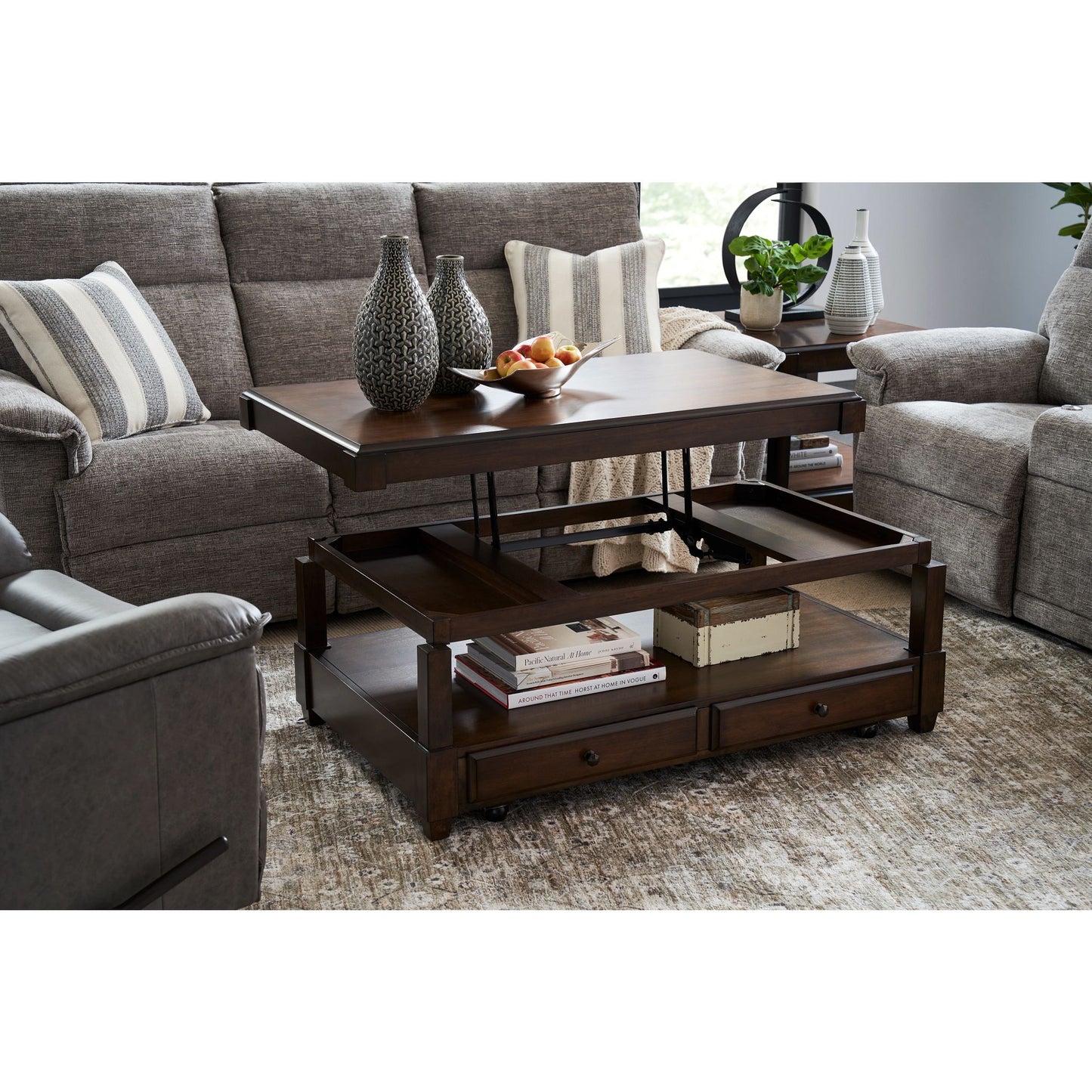 Jay Reclining Sofa — Donegal Linen — view 41