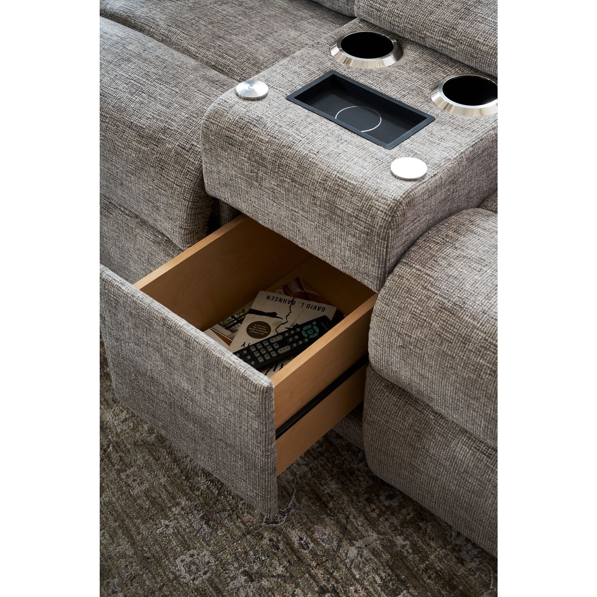 Jay Reclining Sofa — Donegal Linen — view 42