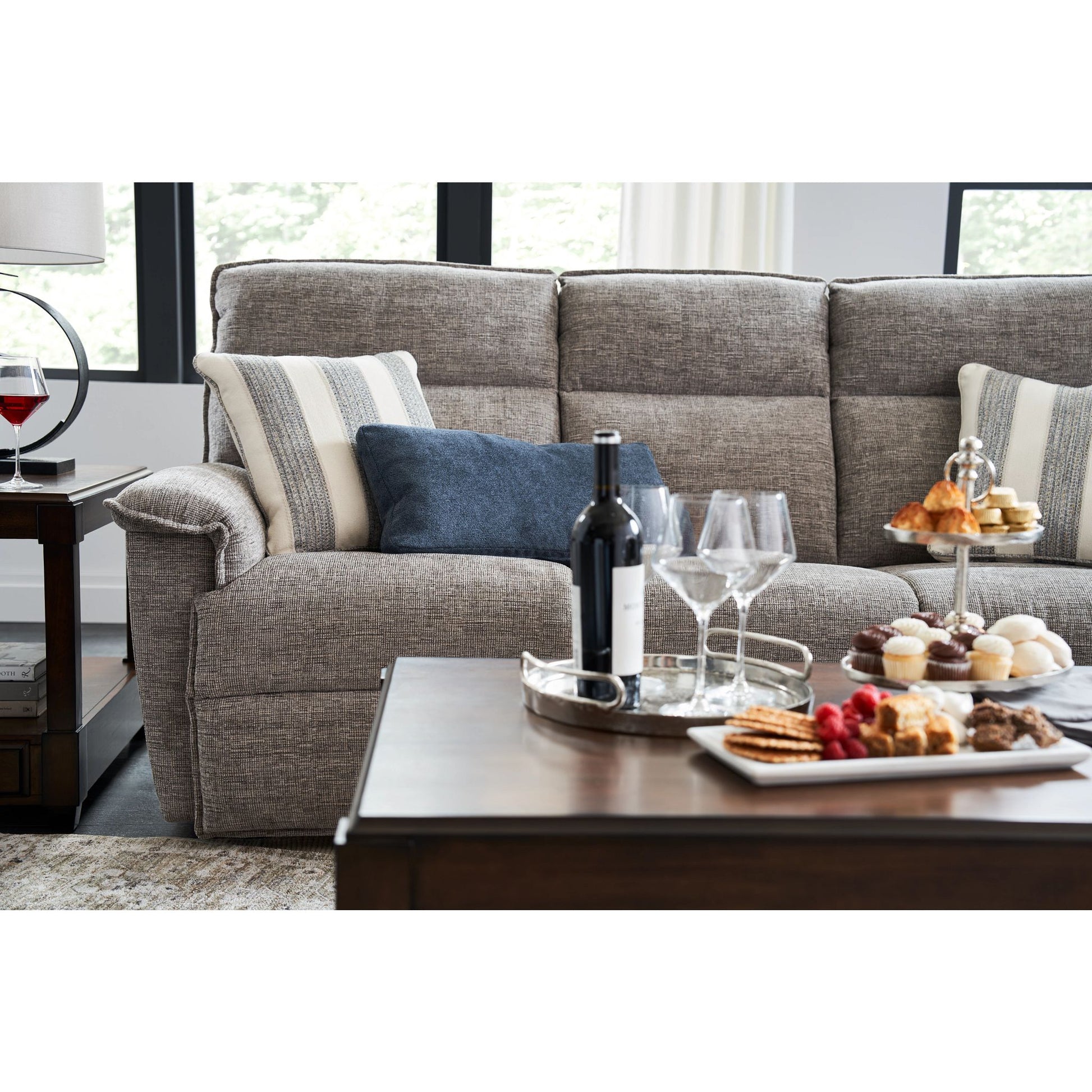 Jay Reclining Sofa — Donegal Linen — view 64