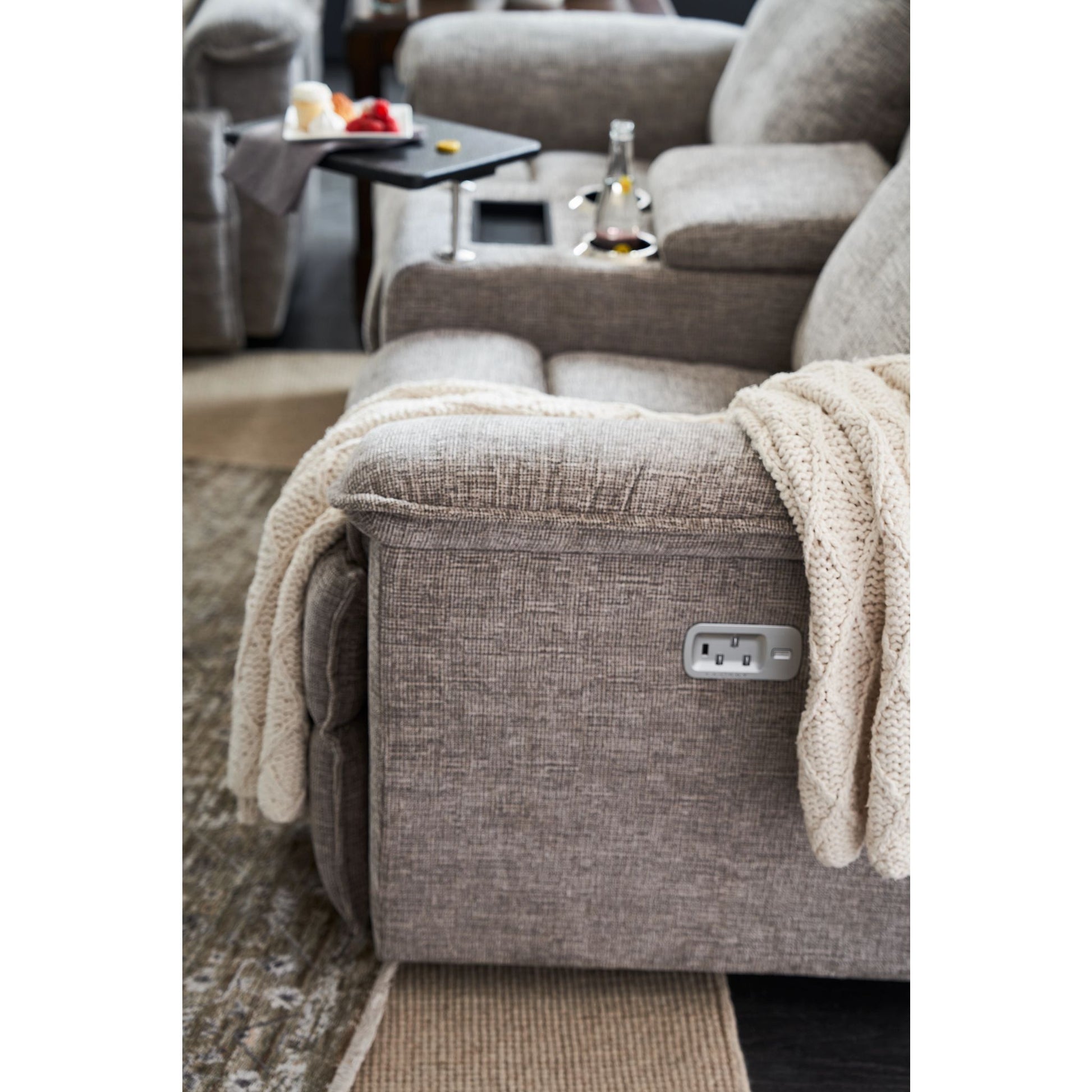 Jay Reclining Sofa — Donegal Linen — view 61