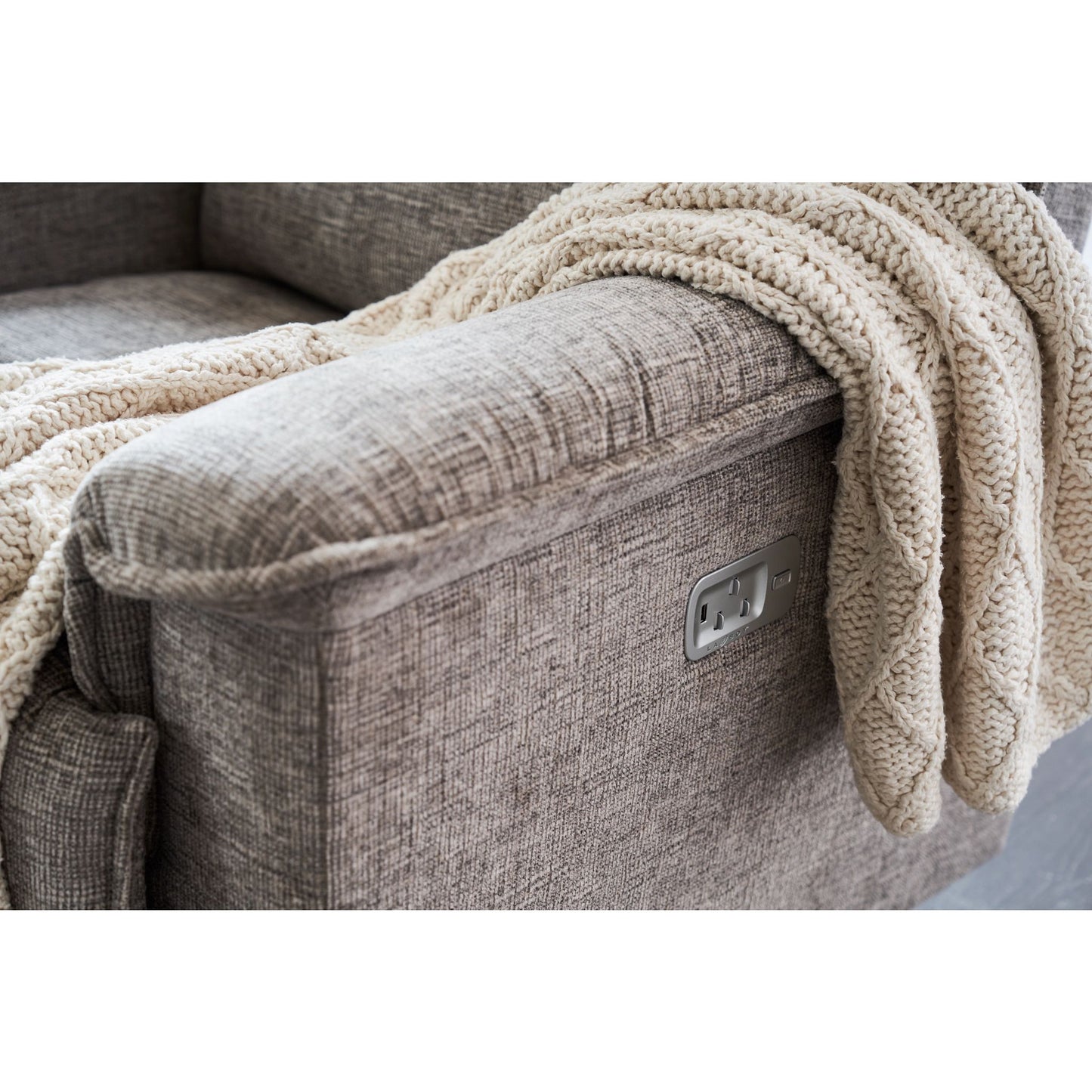 Jay Reclining Sofa — Donegal Linen — view 60