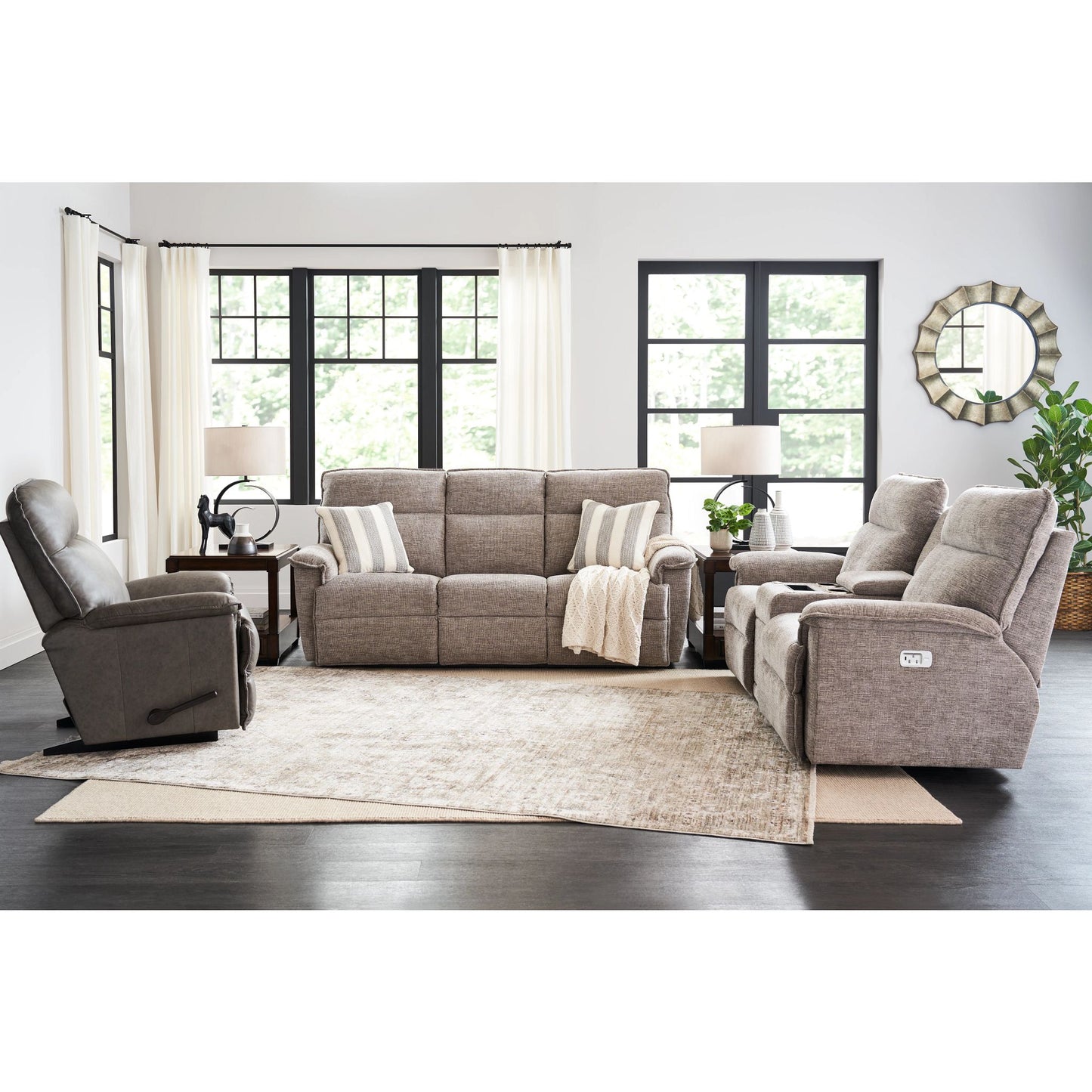 Jay Reclining Sofa — Donegal Linen — view 72