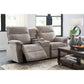 Jay Reclining Sofa — Donegal Linen — view 67