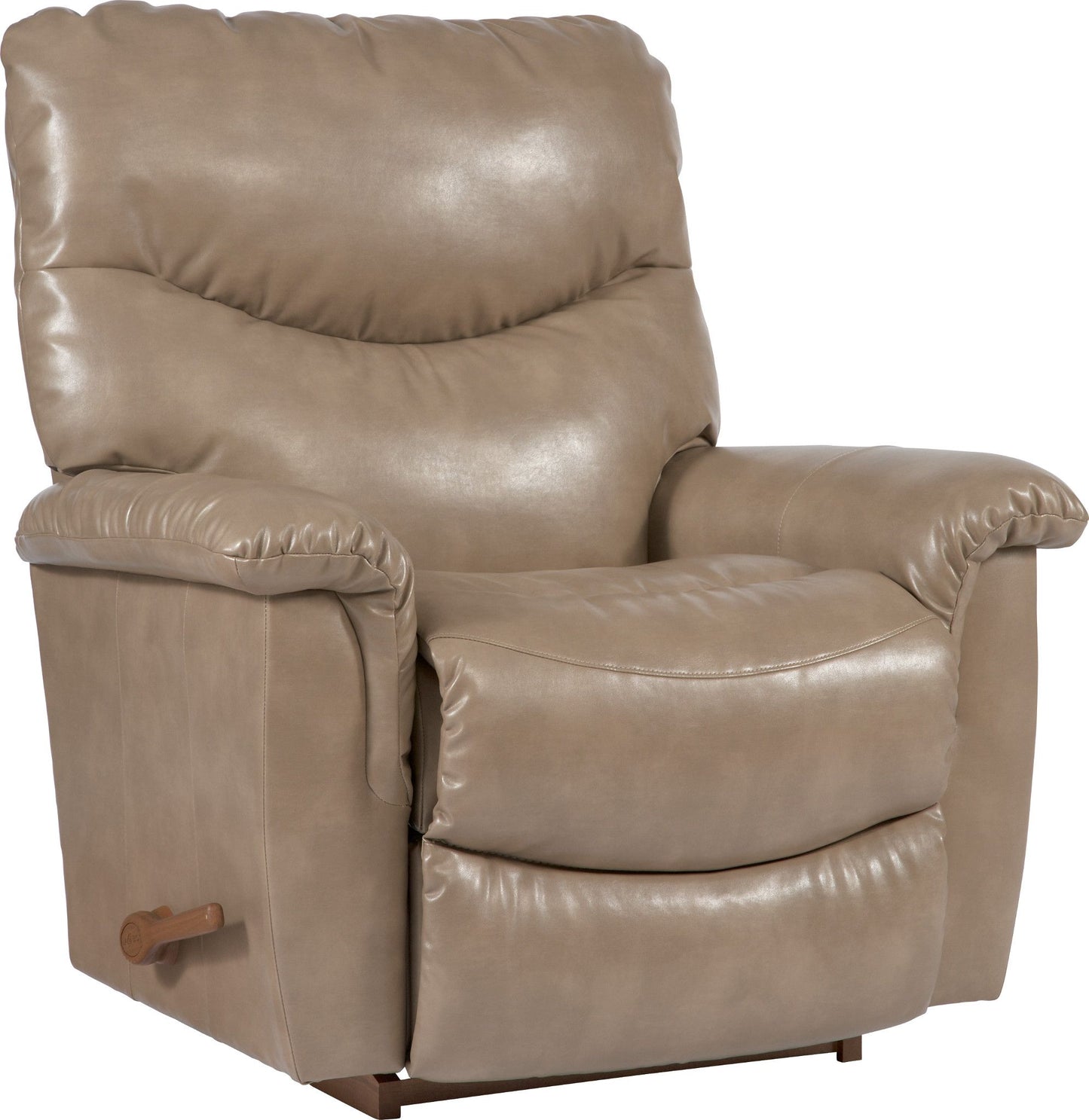 James Renew Leather Recliner — Cantina Putty — view 4