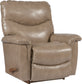 James Renew Leather Recliner — Cantina Putty — view 4