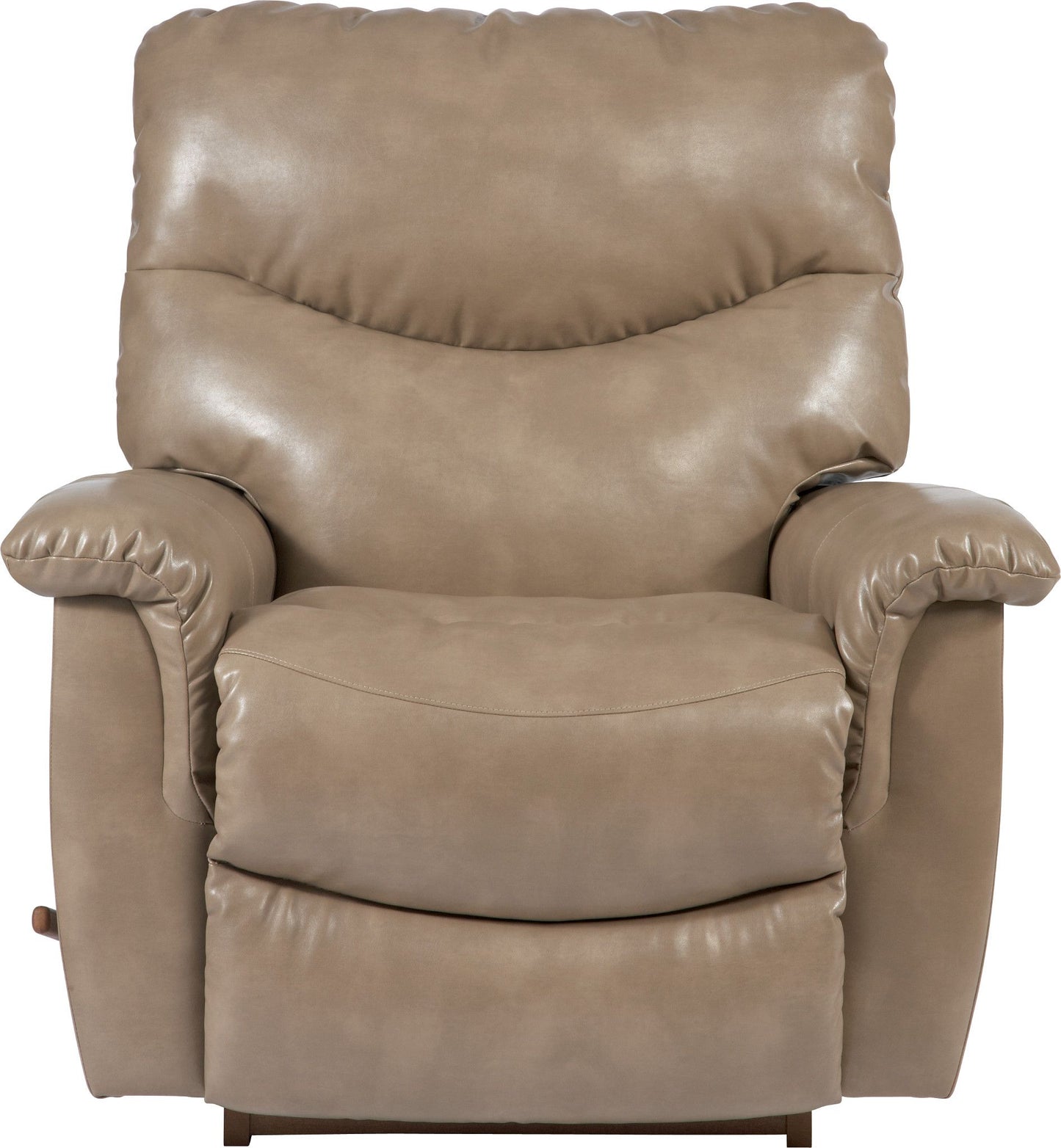 James Renew Leather Recliner — Cantina Putty — view 3
