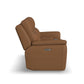 Flexsteel Sawyer Pwr Recl Loveseat w/ Console, Pwr Hdrsts, Lumbar