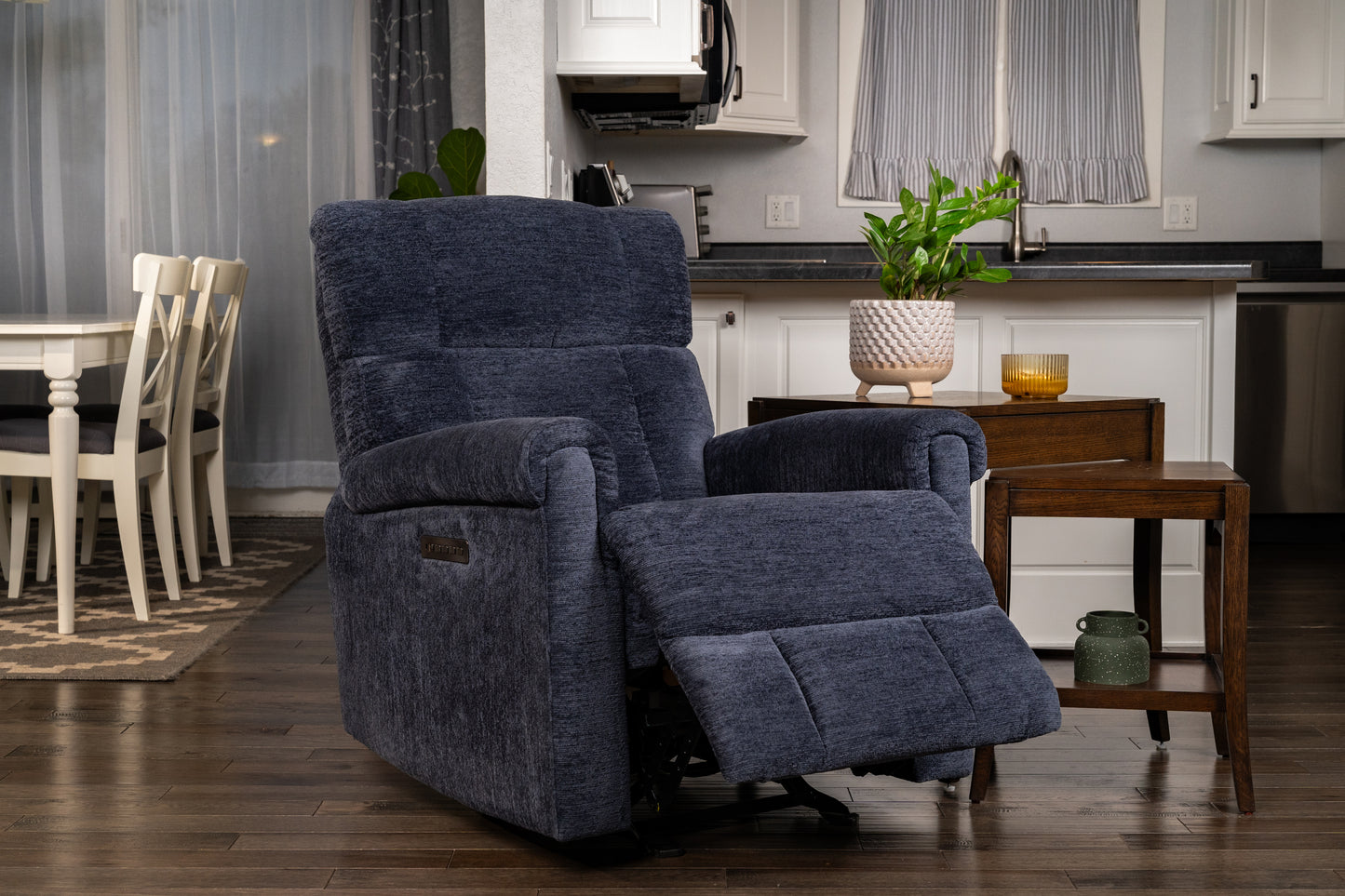 Flexsteel Classic Perfect Match Power Gliding Recliner with Power Headrest & Lumbar