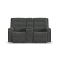 Flexsteel Arlo Power Reclining Loveseat with Console & Power Headrests & Lumbar