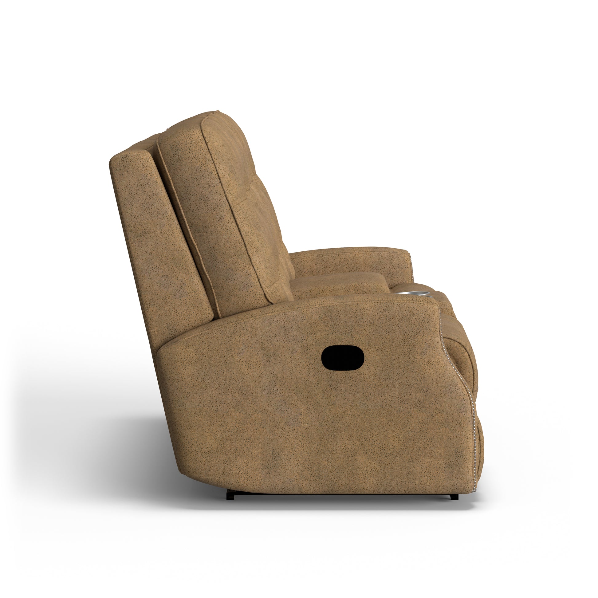 Flexsteel Devon Reclining Loveseat with Console
