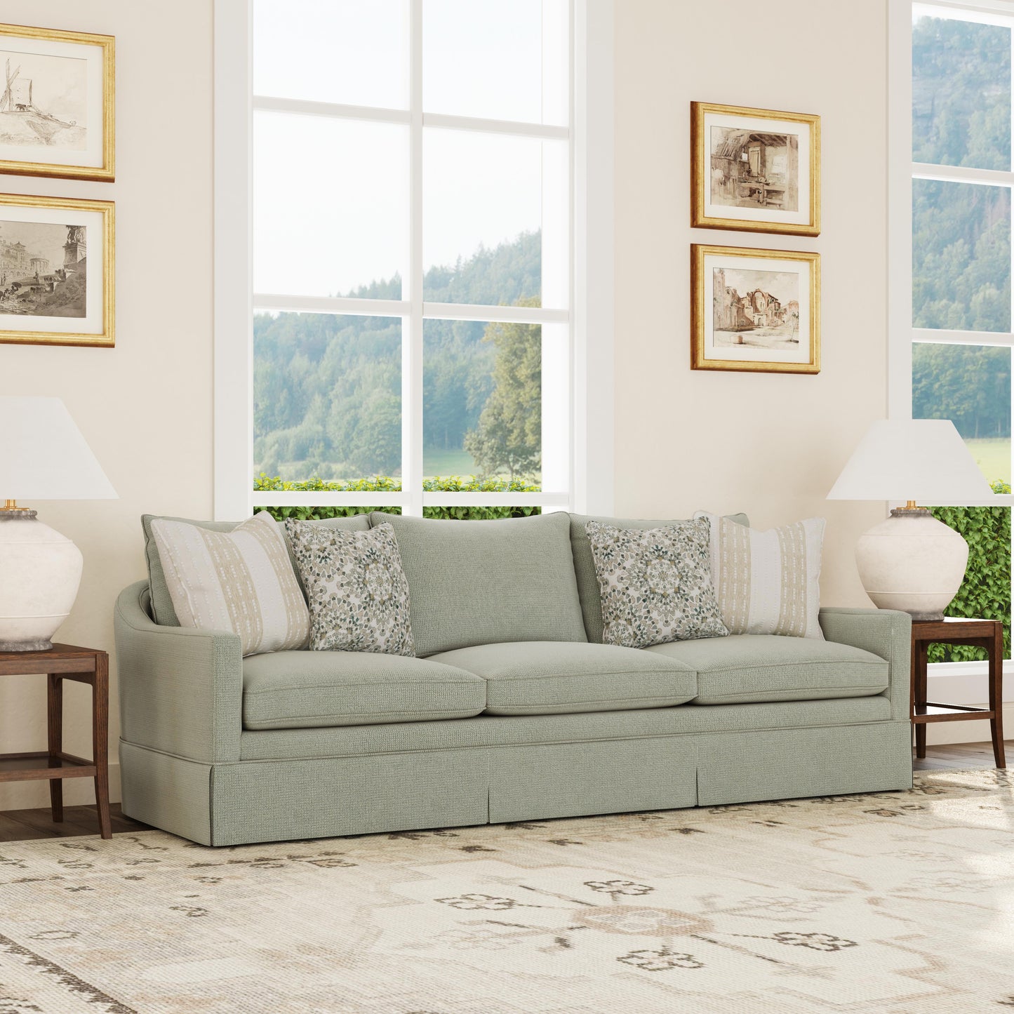 Flexsteel Eleanora Large Three-Cushion Sofa