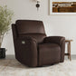 Flexsteel Henry Power Swivel Gliding Recliner with Power Headrest, Lumbar, Heat & Massage
