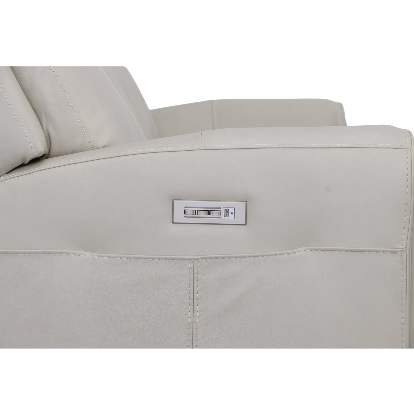 Flexsteel Barnett Power Reclining Sofa with Power Headrests & Lumbar