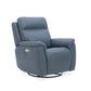 Flexsteel Sawyer Swivel Glider with Power Headrest, Lumbar, Heat & Massage