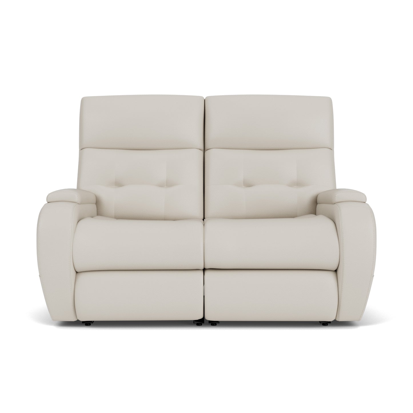 Flexsteel Strait Power Reclining Loveseat with Power Headrests