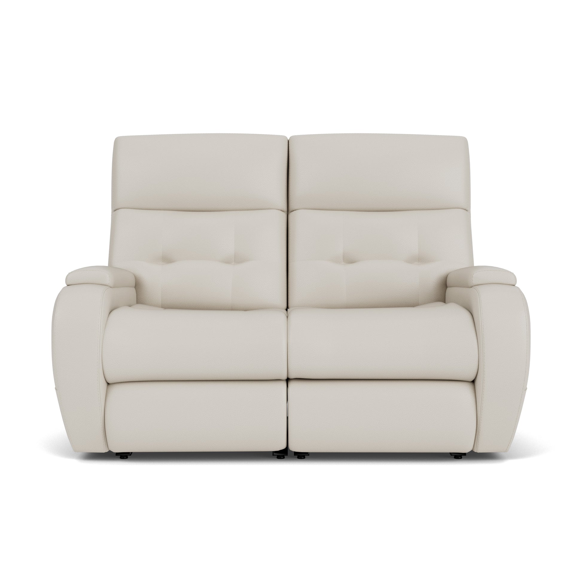 Flexsteel Strait Power Reclining Loveseat with Power Headrests