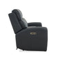 Flexsteel Warren Power Reclining Loveseat with Console, Power Headrest & Lumbar