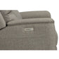 Flexsteel Henry Leather Power Reclining Loveseat with Power Headrests & Lumbar