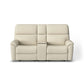 Flexsteel Porter Power Reclining Loveseat with Console, Power Headrests & Lumbar