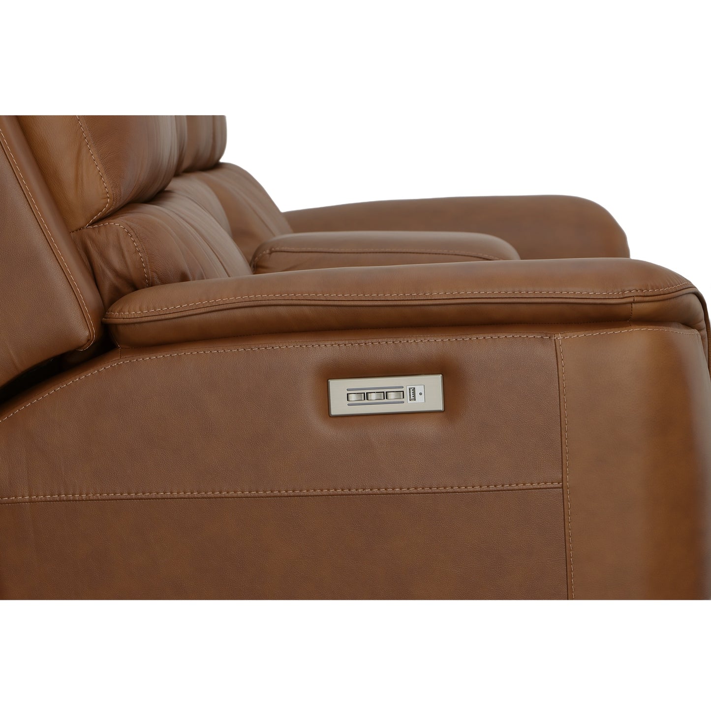 Flexsteel Henry Power Reclining Loveseat with Console & Power Headrests & Lumbar