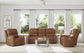 Flexsteel Linden Power Reclining Loveseat with Power Headrests & Lumbar