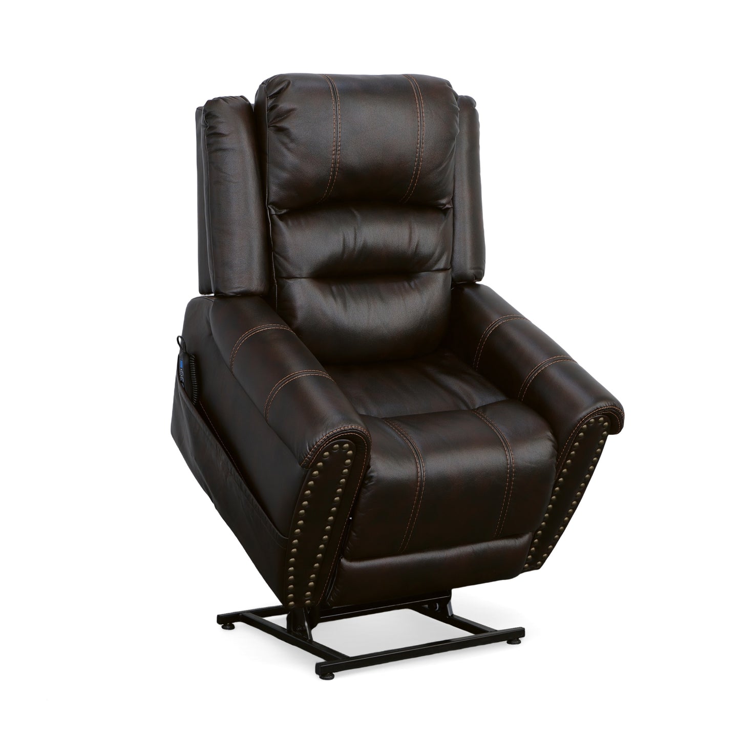 Flexsteel Oscar Power Lift Recliner with Right-Hand Control & Power Headrest