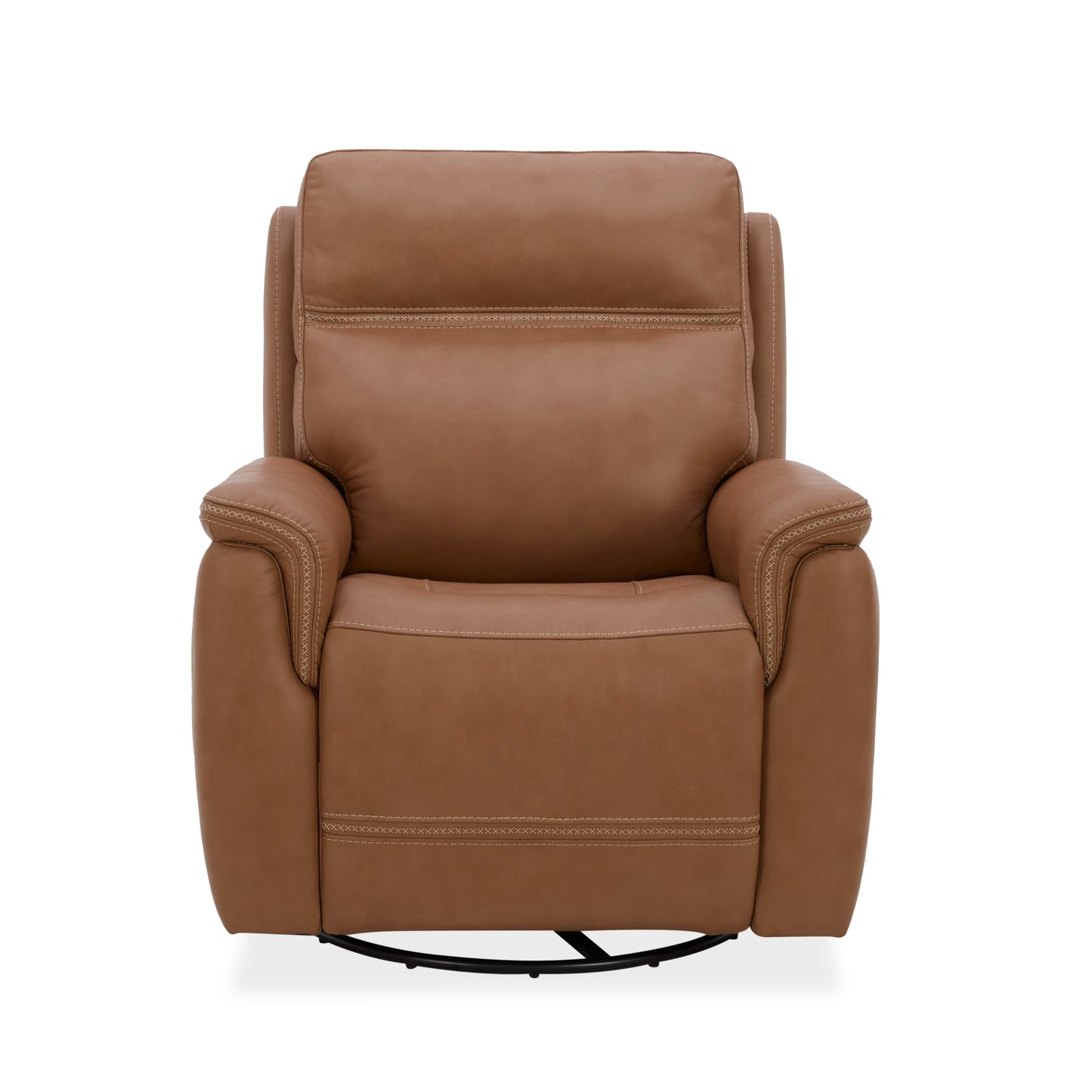 Flexsteel Sawyer Swivel Glider with Power Headrest, Lumbar, Heat & Massage