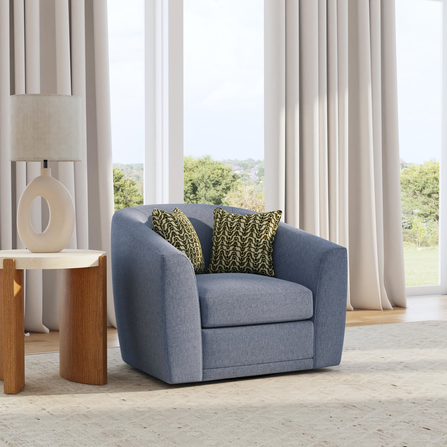 Flexsteel Jewel Swivel Chair