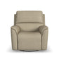Flexsteel Henry Power Swivel Gliding Recliner with Power Headrest, Lumbar, Heat & Massage