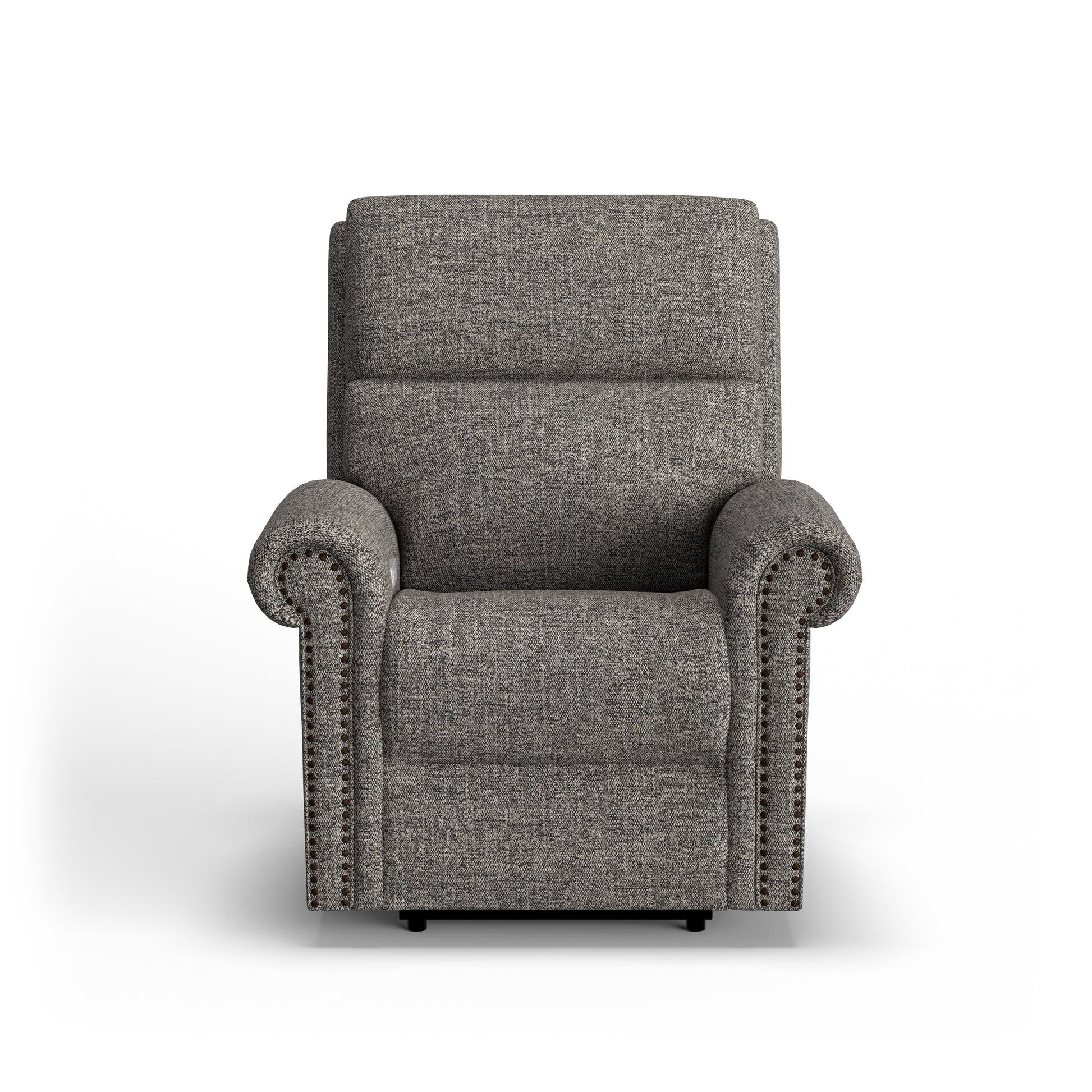 Flexsteel Bernard Power Recliner with Power Headrest & Lumbar