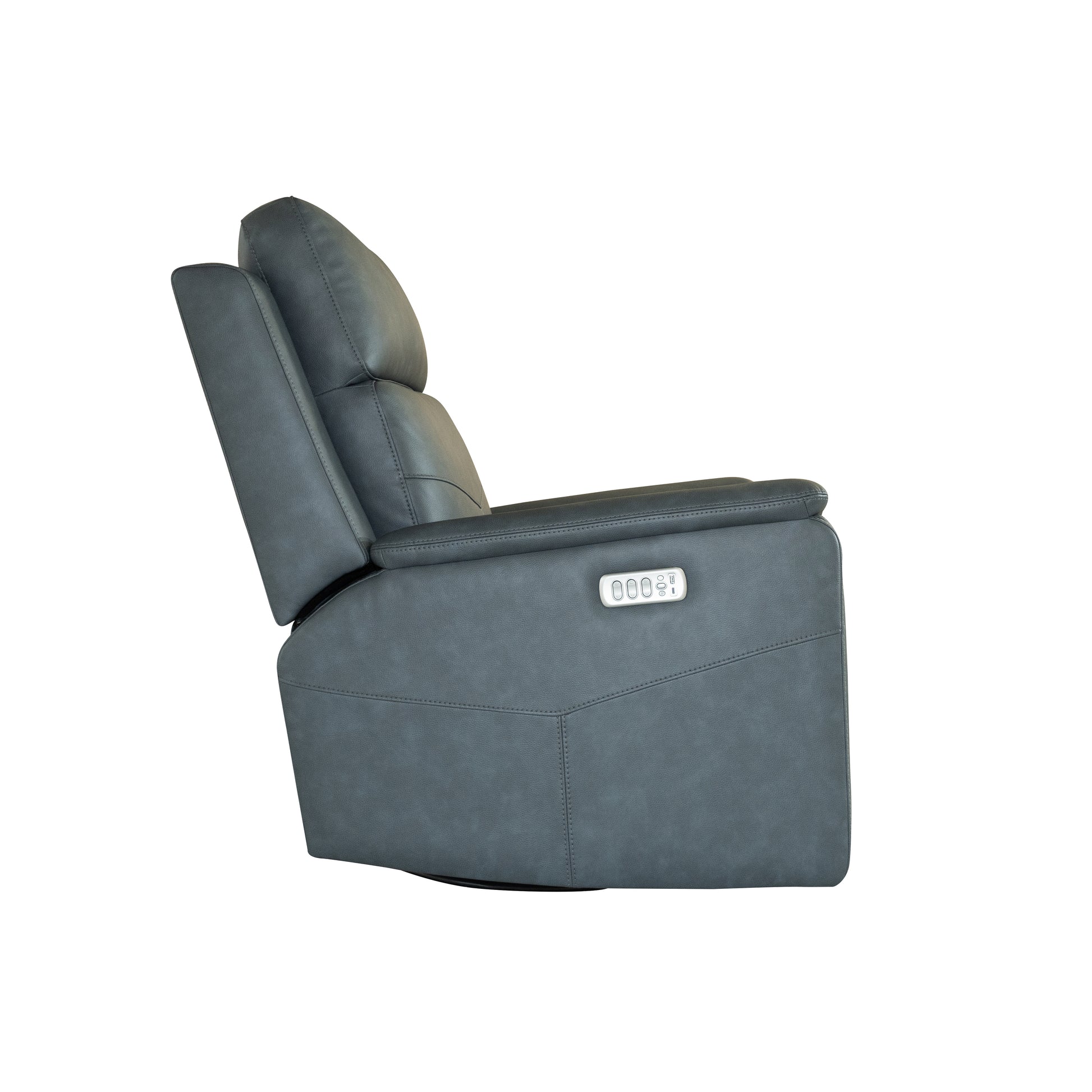 Flexsteel Vernon Power Swivel Gliding Recliner with Power Headrest, Lumbar, Heat & Massage