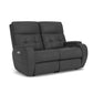 Flexsteel Strait Power Reclining Loveseat with Power Headrests
