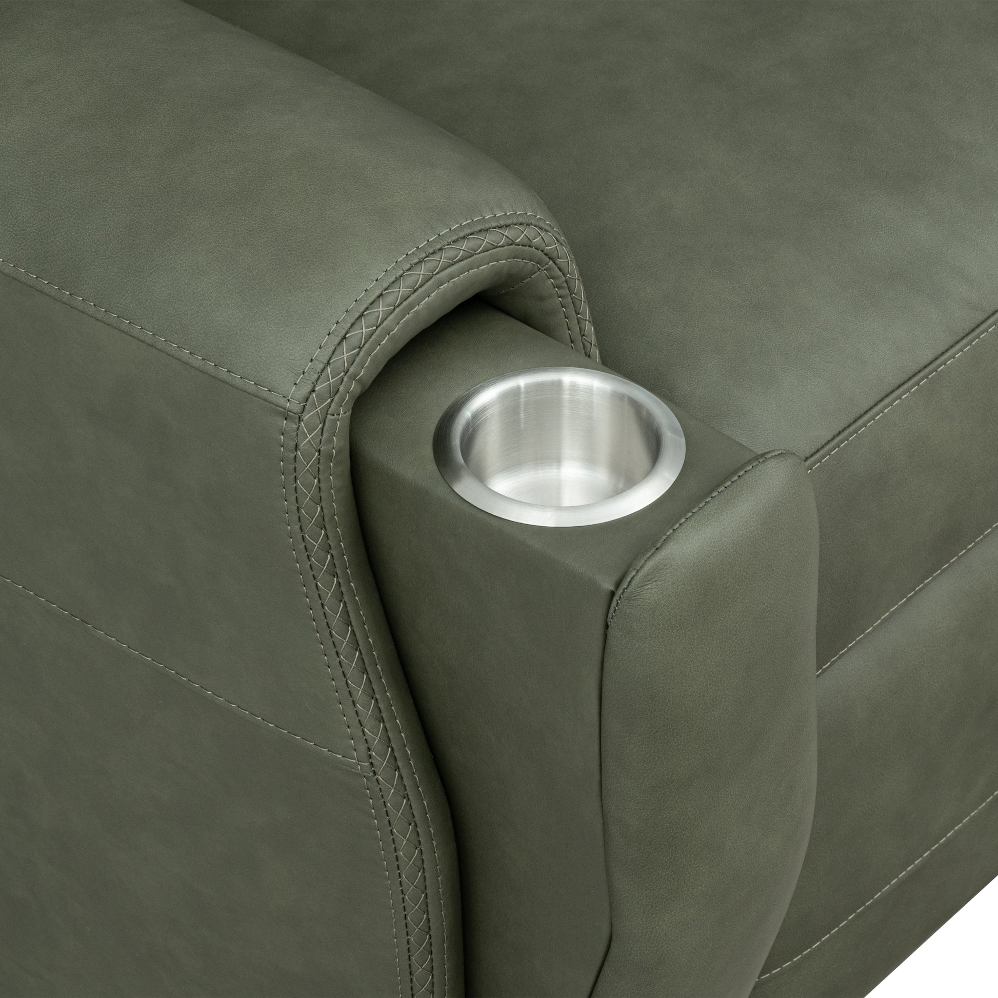 Flexsteel Felix Power Recliner with Power Headrest, Lumbar, Heat & Massage