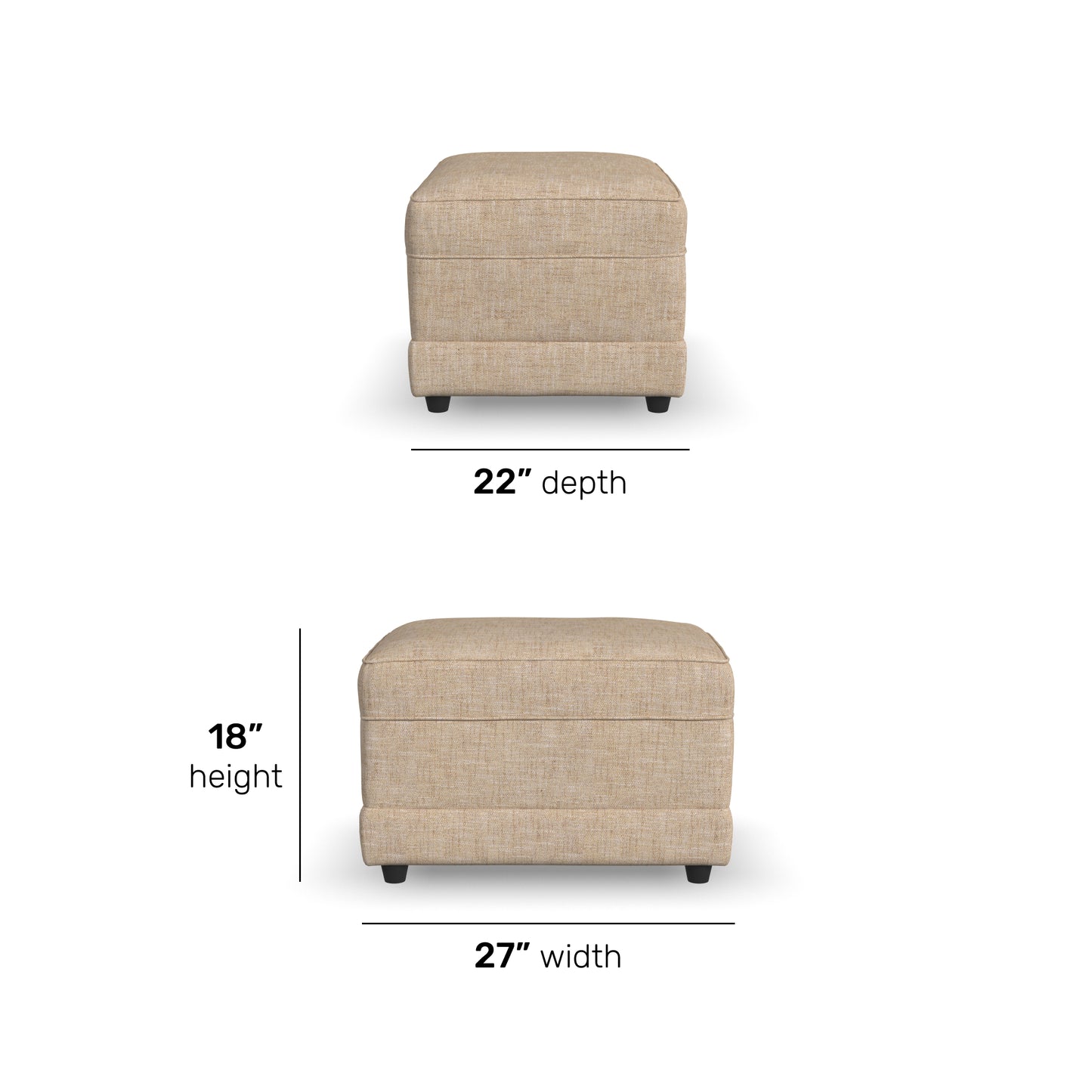 Flexsteel Aggie Ottoman
