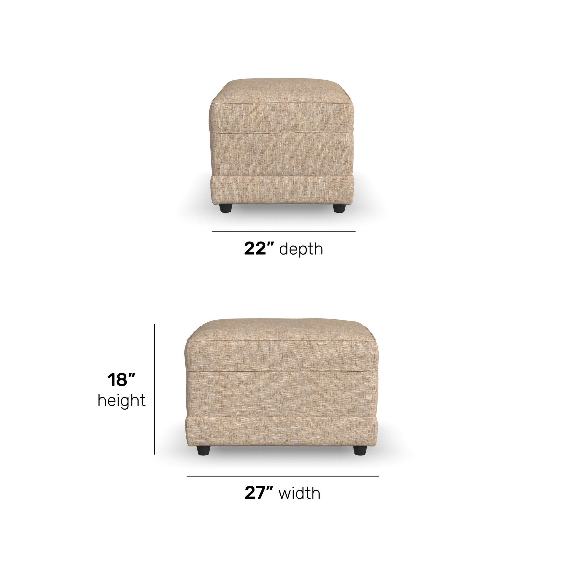 Flexsteel Aggie Ottoman