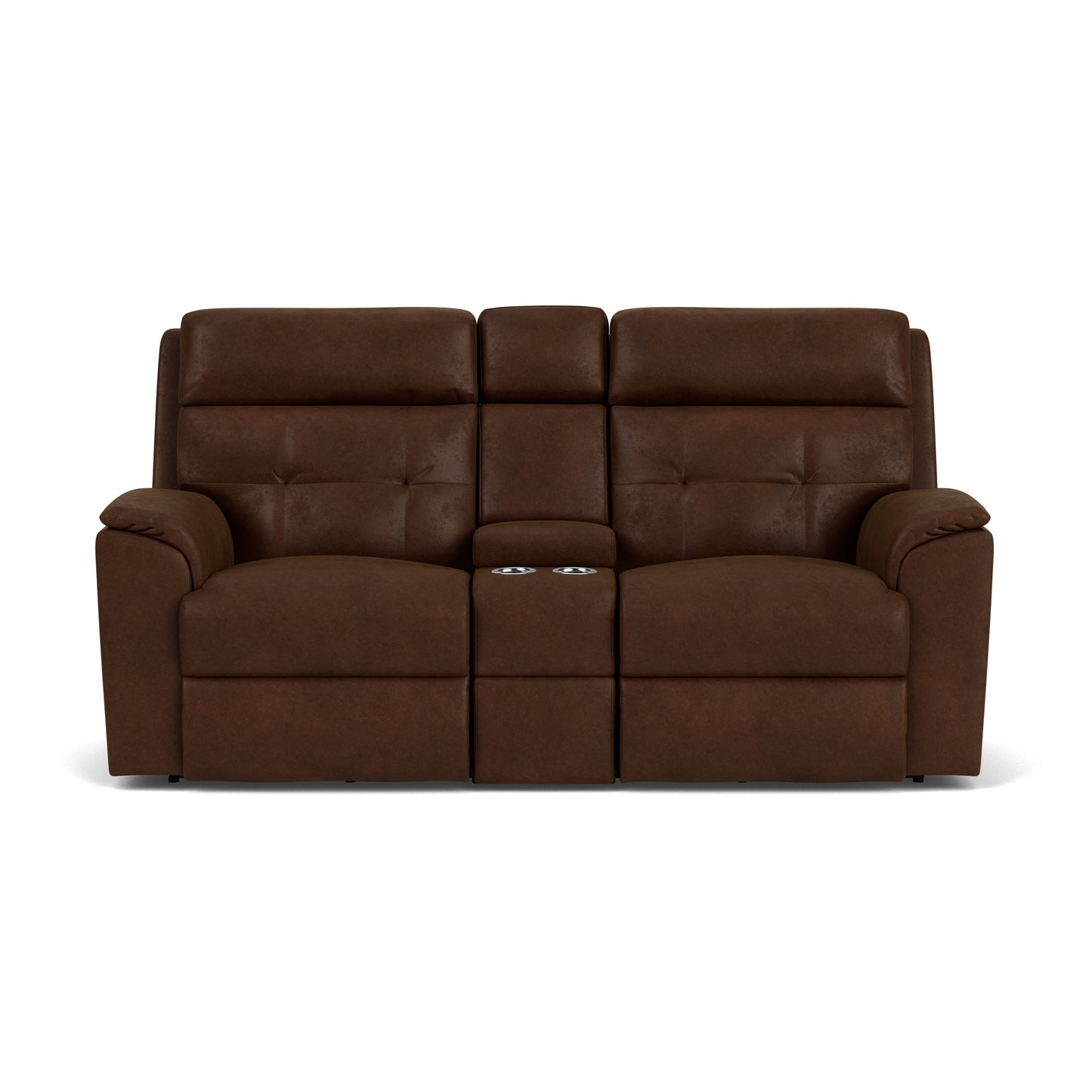 Flexsteel Mason Reclining Loveseat with Console