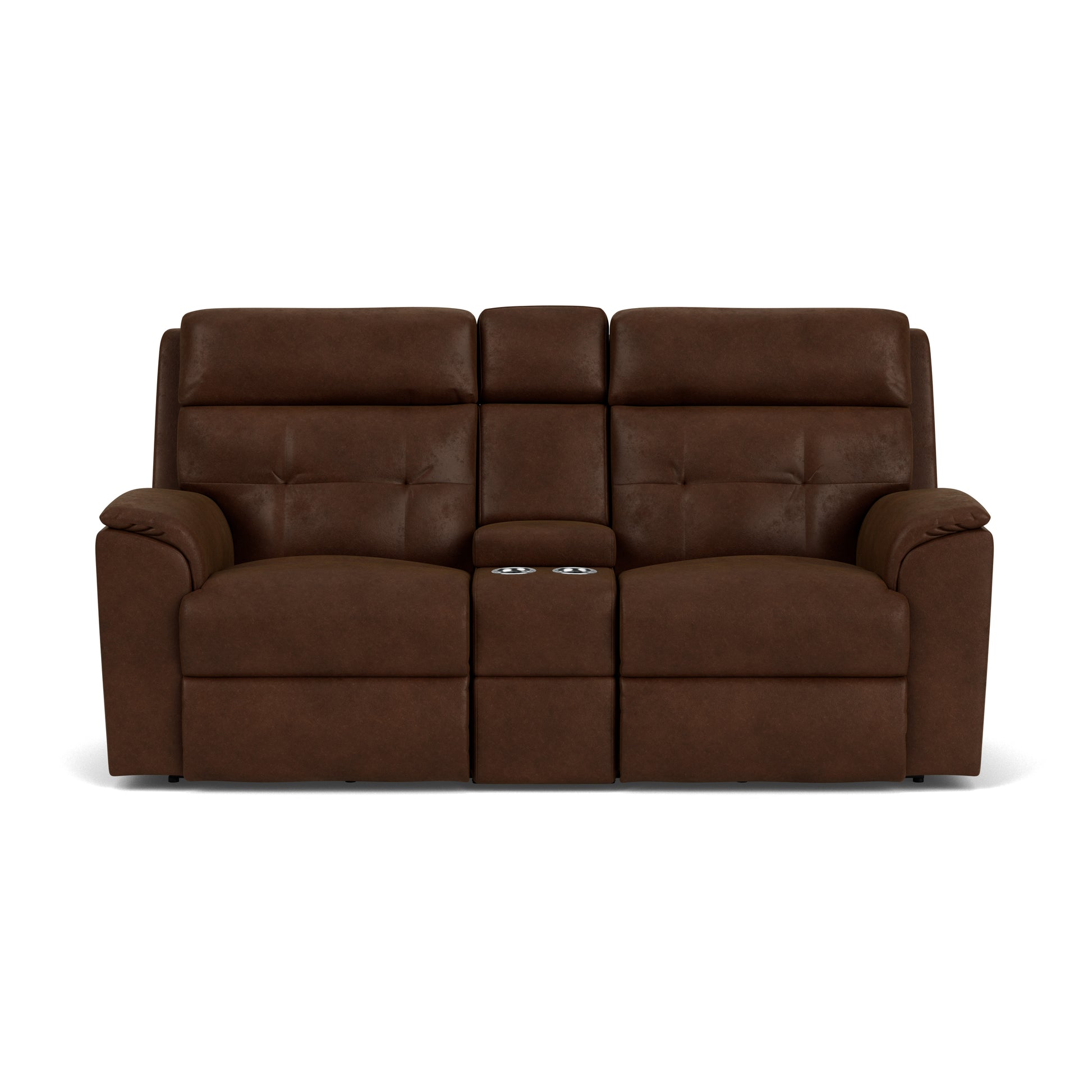 Flexsteel Mason Reclining Loveseat with Console